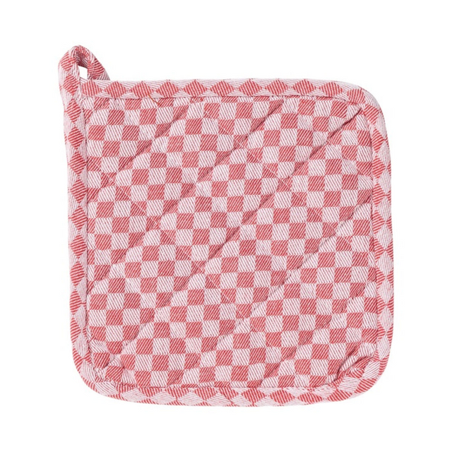 Linen and more lm pannenlap 20x20cm - rode ruit