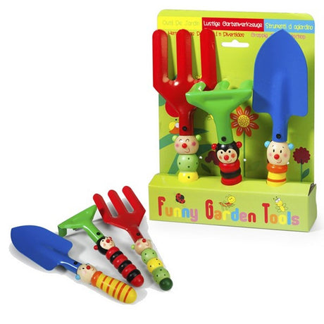 Einfach für Kinder-Gartengeräte 3-Sortiment. 3+