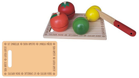 Einfach für Kinder Obstschneideset aus Holz