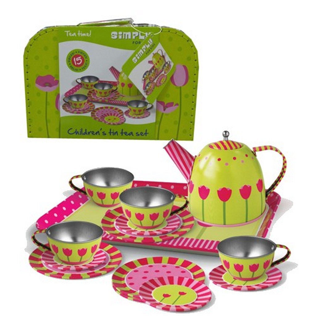 Simply for Kids Teeservice aus Blech, Tulpe. 3+