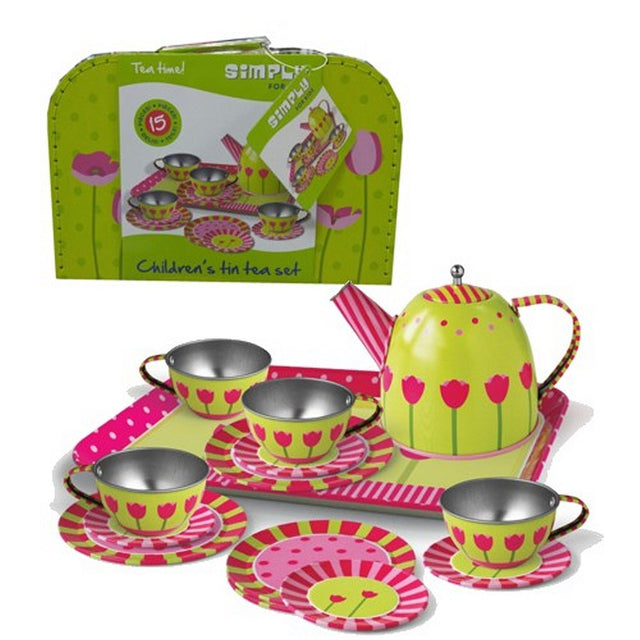 Simply for Kids Teeservice aus Blech, Tulpe. 3+
