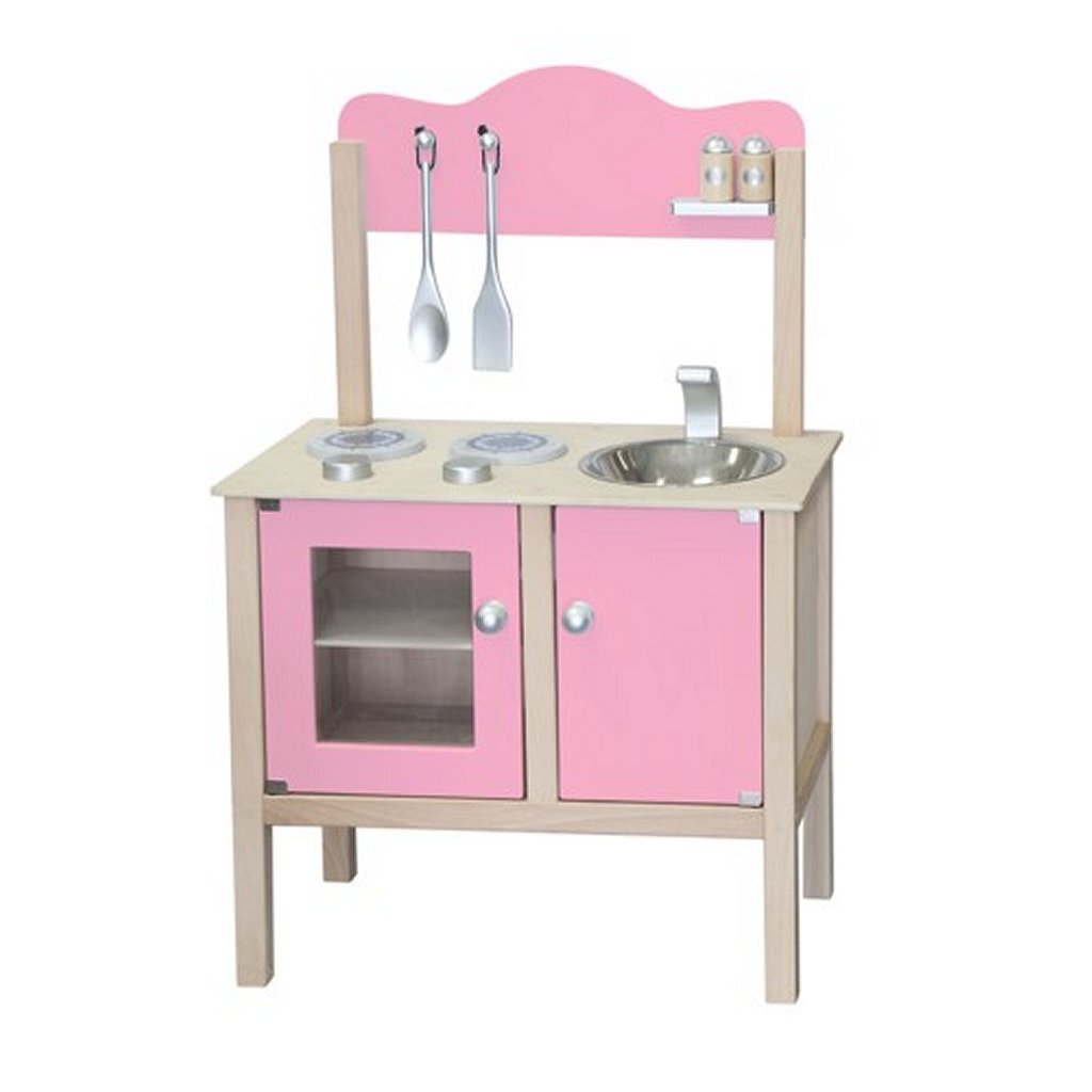 Simply for Kids Kinderküche aus Holz rosa