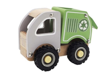 Einfach für Kinder, hölzerner Müllwagen
