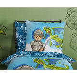 Guten Morgen Guten Morgen Kinderpokal Cover Ritter 135x200 cm