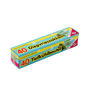 Cleany diepvrieszak 1 liter - 40 stuks