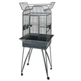 Starke starke Papagei Cage Villa Andrea 68x55x160 cm Silbergrau 93022