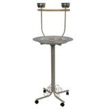 Starker Papagei -Spielplatz Amy 55x55x135 cm Silbergrau 99048