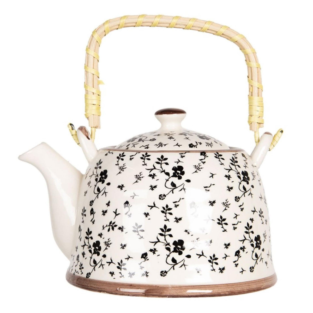 Clayre Eef Teekanne mit Filter 800ml 18x14x12cm