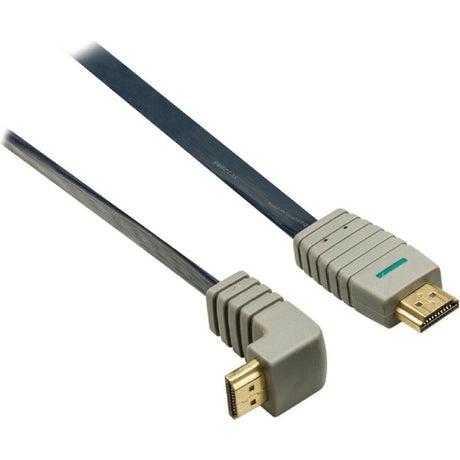 Bandridge BVL1372 Hochgeschwindigkeits-HDMI-270-Grad-Flachkabel, vergoldet, 2 m