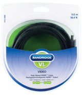 Bandridge Bandridge Vvl1005 HDMI-Hochgeschwindigkeitskabel 5,0 m