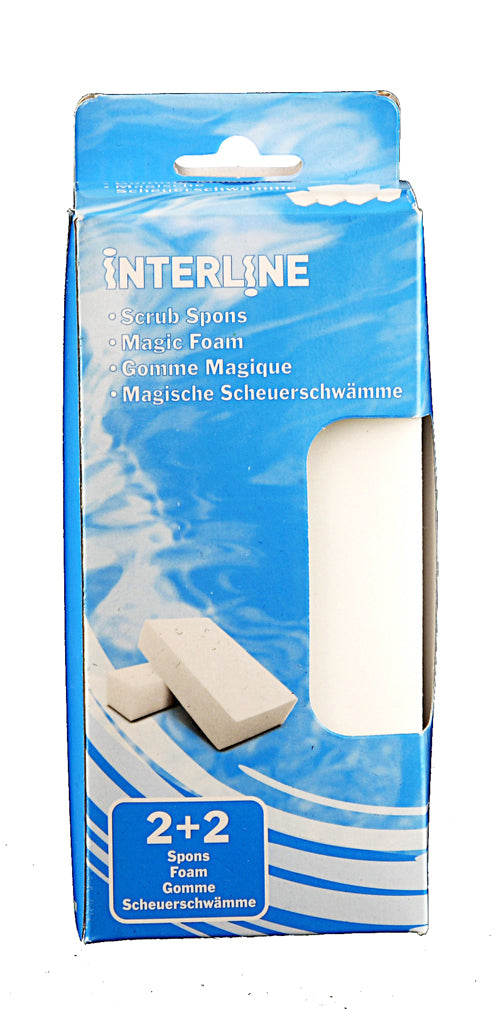 Interline Schwimmbad-Peelingschwämme 4 Stück