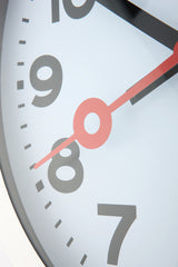 Nexttime ne-3999ar wanduhr dia. 35 cm, gebürstetes Aluminium, #039;Station #039;
