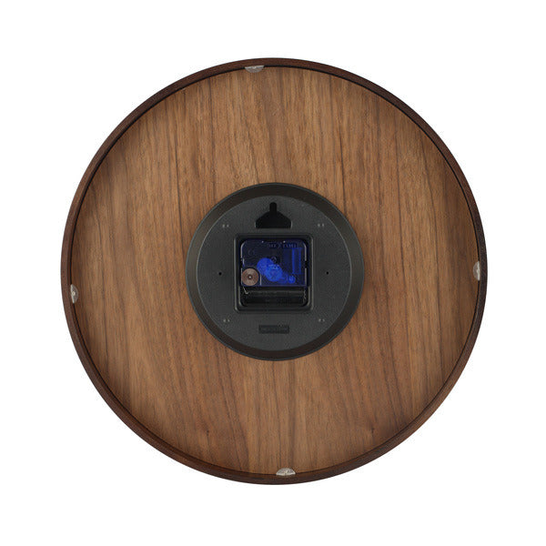 Nexttime ne-3096br wanduhr dia. 35 cm, Holz, braun, 'Wood Wood Medium'