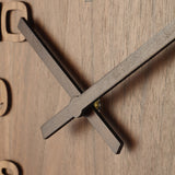 Nexttime ne-3096br wanduhr dia. 35 cm, Holz, braun, 'Wood Wood Medium'