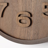 Nexttime ne-3096br wanduhr dia. 35 cm, Holz, braun, 'Wood Wood Medium'