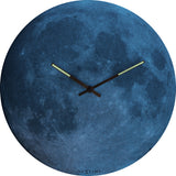 Nexttime ne-3164 wanduhr dia. 35 cm, konvexes Glas, 'Blue Moon Dome'