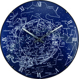 Nexttime ne-3165 wanduhr dia. 35 cm, konvexes Glas, „Milchstraßenkuppel“