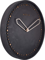 NeXtime NeXtime NE-3197ZW Wanduhr Dia. 35 cm, Polyresin, Schwarz