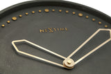 NeXtime NeXtime NE-3197ZW Wanduhr Dia. 35 cm, Polyresin, Schwarz