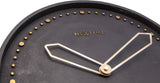 NeXtime NeXtime NE-3197ZW Wanduhr Dia. 35 cm, Polyresin, Schwarz