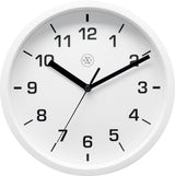 Nexttime nx-7321wi Wanduhr nxt Durchmesser 20cm Kunststoff weiß, weißes Zifferblatt