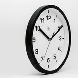 Nexttime nx-7321zw Wanduhr nxt Durchmesser 20cm Kunststoff schwarz, weißes Zifferblatt