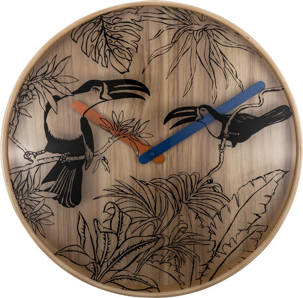 Nextime ne-3230 wanduhr tropica ø40 holz