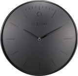 Nexttime ne-3235zw wanduhr glamour ø40 metall schwarz