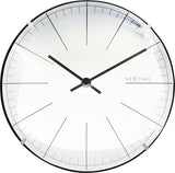 Nextime ne-3506wi Wanduhr großer Streifen ø20 Glas weiß