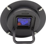 Nextime ne-3506wi Wanduhr großer Streifen ø20 Glas weiß