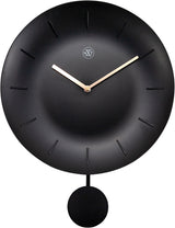 Nexttime nx-7339zw wanduhr nxt schale ø 30 cm schwarz