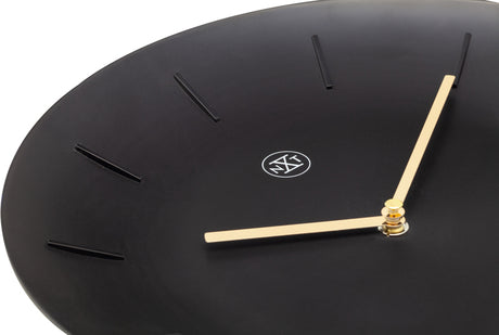 Nexttime nx-7339zw wanduhr nxt schale ø 30 cm schwarz