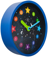 Nextime nx-7356 wanduhr nxt apollo dia 30 cm kunststoff blau