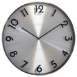 Nextime ne-3289gs Metallwanduhr – 40 cm – geräuschlose Uhr – Metall – Reflexion