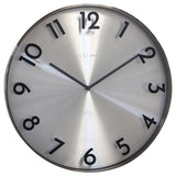 Nextime ne-3289gs Metallwanduhr – 40 cm – geräuschlose Uhr – Metall – Reflexion