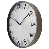 Nextime ne-3289gs Metallwanduhr – 40 cm – geräuschlose Uhr – Metall – Reflexion