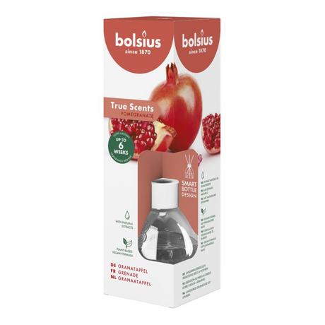 Bolsius Aromadiffusor 60 ml wahre Düfte Granatapfel