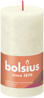 Bolsius Shine Collection Rustikale Stumpenkerze 130 68 Soft Pearl – Soft Pearl