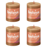 Bolsius Bolsius Stollen Shine 4 St rustikal 80x68 mm Gewürzbraun