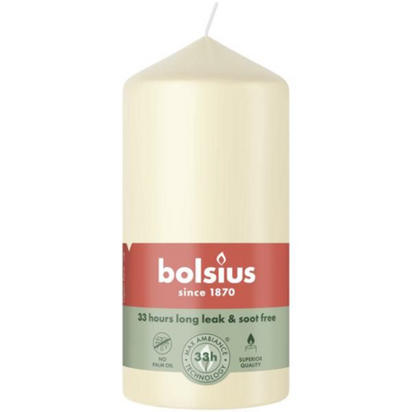 Bolsius Stumpenkerze 120 58 Soft Pearl