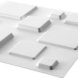 Wallart 12 St. Wandtafeln 3D GA-WA09 Quadrate