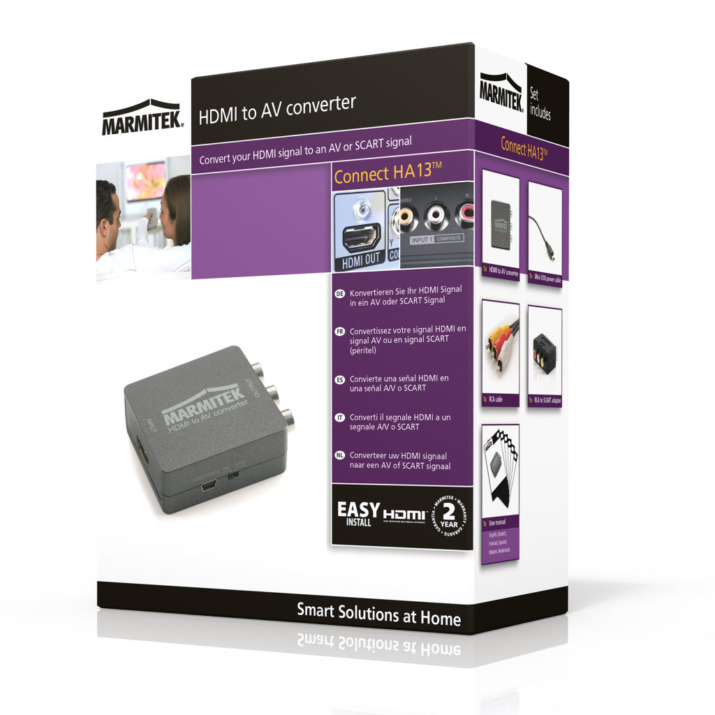 Marmitek verbindet HA13 HDMI mit RCA-Scart-Konverter