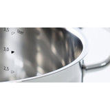 BK Präzisionspfannenset 4-teilig Edelstahl Glas Silber