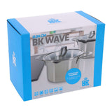 BK BK Wave Suppentopf 24 cm Edelstahl Glas