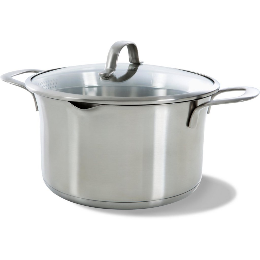 BK BK Wave Suppentopf 24 cm Edelstahl Glas