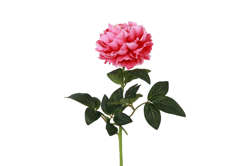 Countryfield kunstbloem paeonia rosaline fuchsia 5x14x44cm