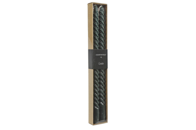 Countryfield dinerkaars twirly 30cm 2 stuks - groen