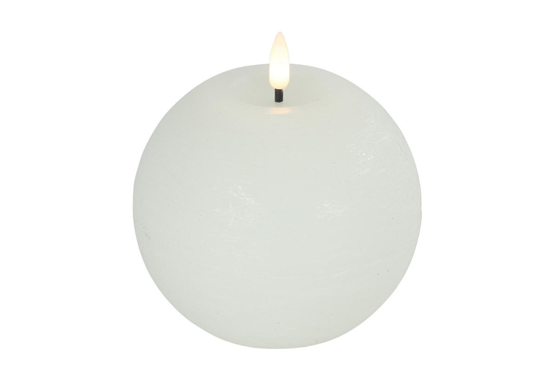 Countryfield led bolkaars l 12x12x12,5cm - wit