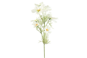 Countryfield kunstbloem cosmos wit 74cm
