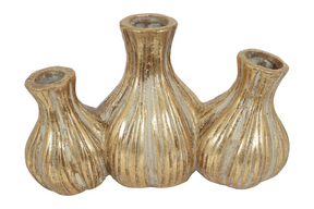 Countryfield vaas fabio bol geschakeld 3 goud 17cm